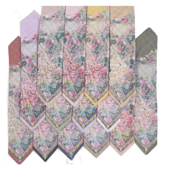 Buttonscarves The Sevilla Series BS Scarf Segi empat Hijab Square Voal