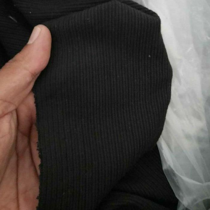 Kain Rib / Bahan Rib Bur Jaket Kaos Gamis Per 50 cm