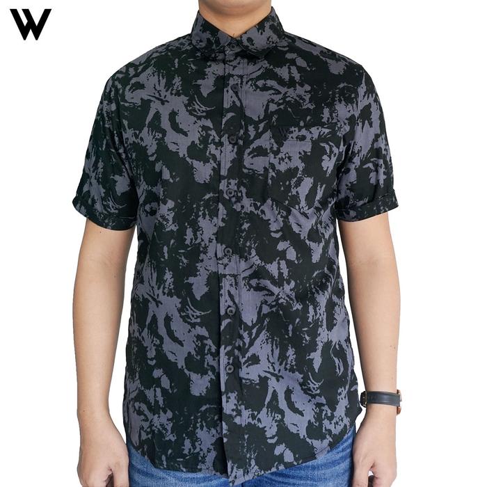 Kemeja WALRUS STUDIO Original Motif Abstrak Men