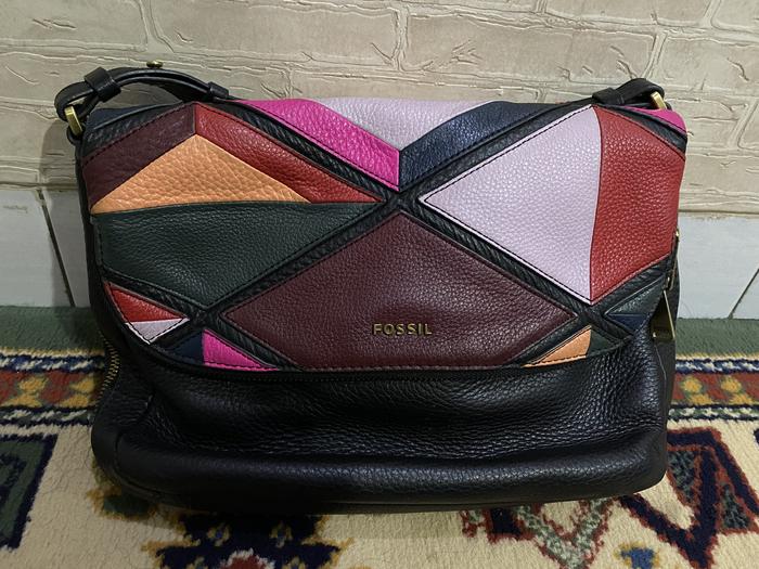 Tas Fossil Patchwork Preloved Large