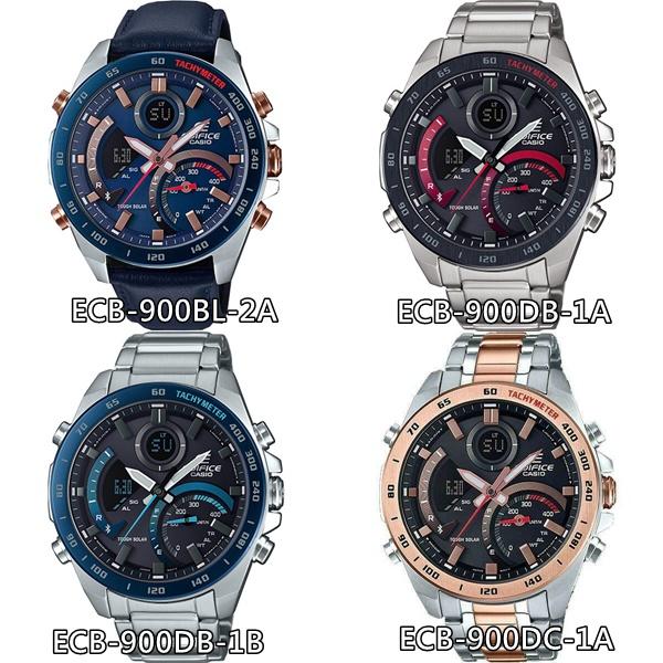 Jam Tangan Pria Casio EDIFICE ECB-900 ECB900 Dual Time