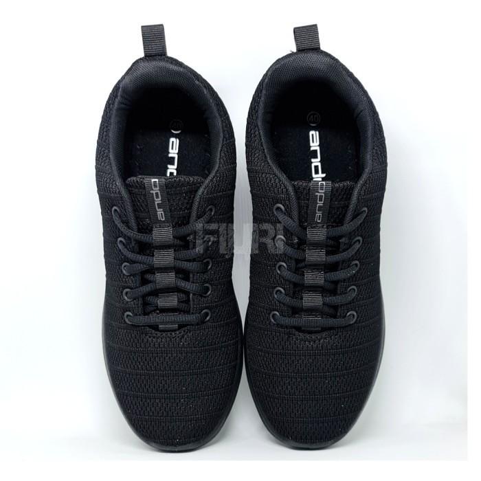 ANDO IRVINE FULL HITAM SEPATU SEKOLAH SD SMP SMA PRIA
