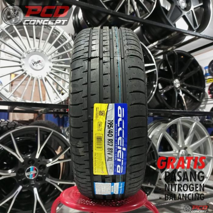 BAN MOBIL CEPER MURAH R17 TUBLES | 195-40 R17 ACCELERA PHI ACCELERA PHI 195 40 R17 / ACCELERA iota E