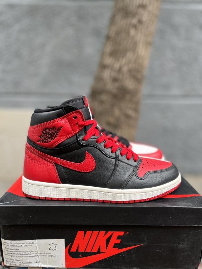 AIR JORDAN 1 HOMAGE TO HOME AUTHENTIC 100%