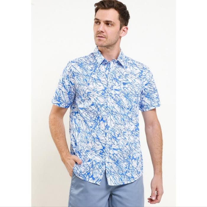 Kemeja WALRUS STUDIO Original Motif Abstrak Pria