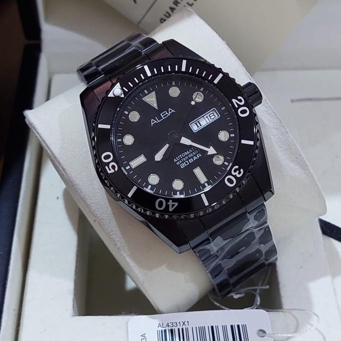 Jam Tangan Alba Automatic Pria AL4331 AL4331X1 Original