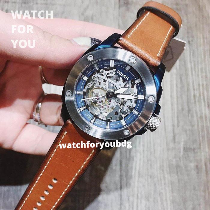 Jam Tangan Pria Fossil Automatic Leather Kulit me3135 ME 3135 WFY