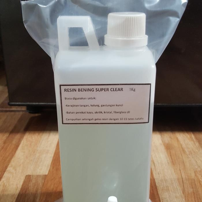 resin bening super clear 1kg dan katalis
