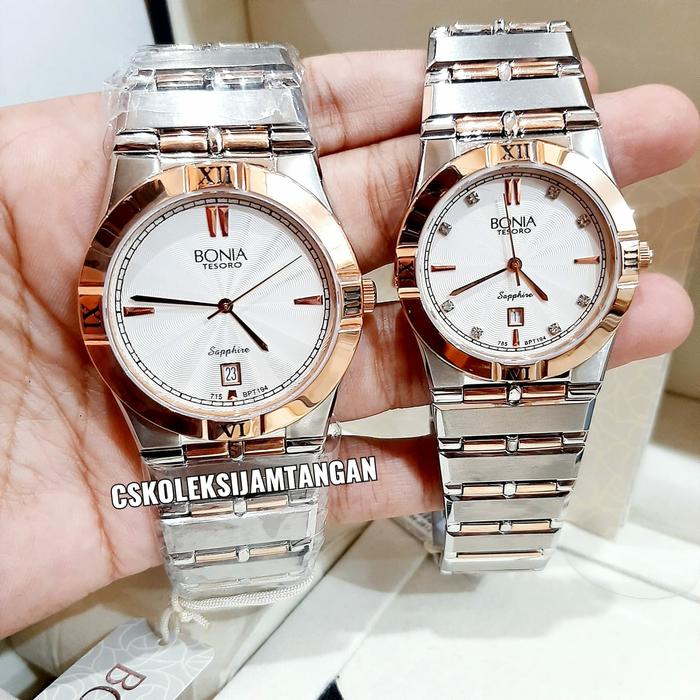 JAM TANGAN COUPLE BONIA SAPPHIRE BPT194-1612 & BPT194-2612 ORIGINAL