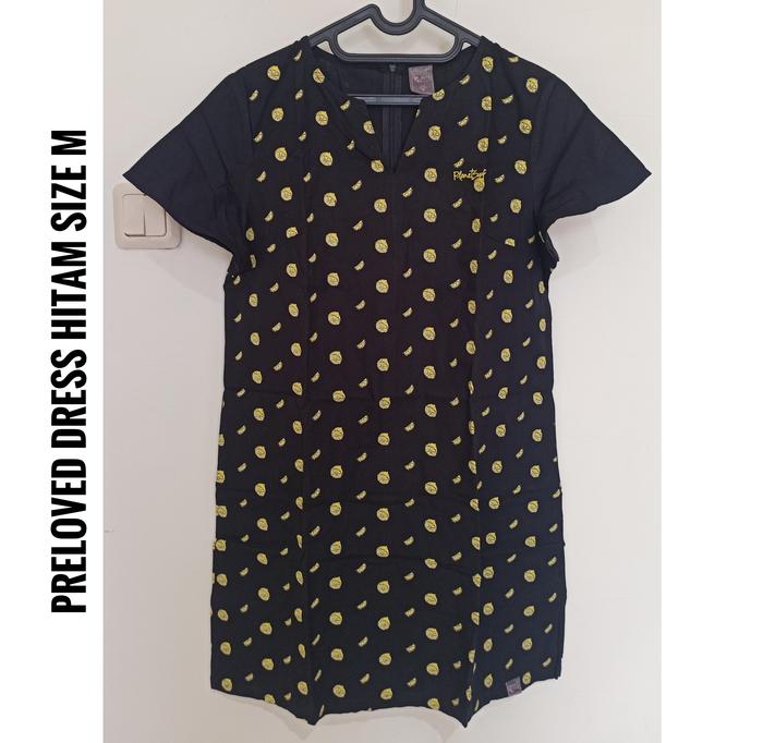 Dress Hitam Preloved / Pernah Dipakai Planet Surf