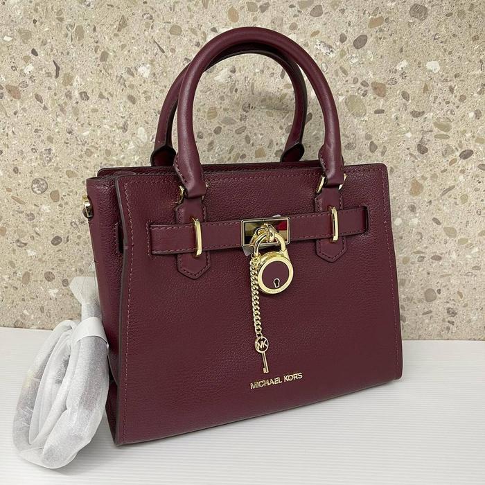 TAS MK HAMILTON SMALL SATCHEL MERLOT