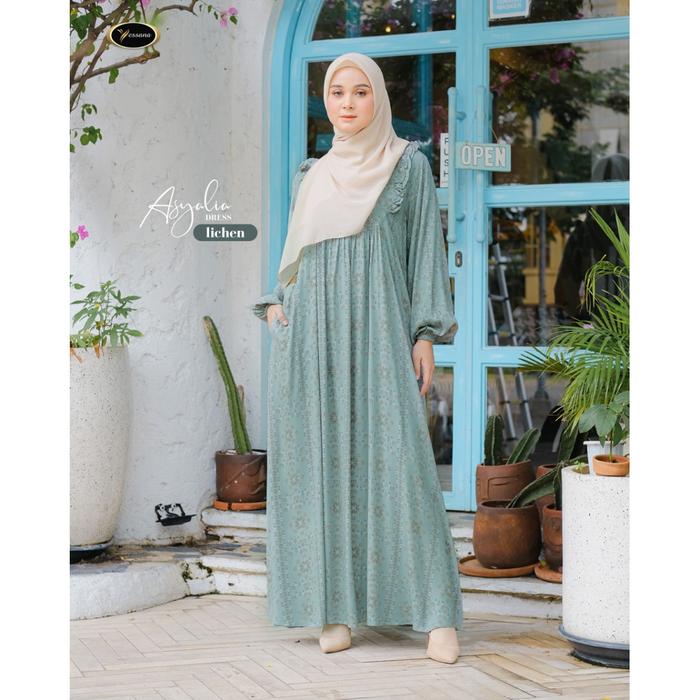 ASYALIA Dress Simpel Gamis Yessana Original