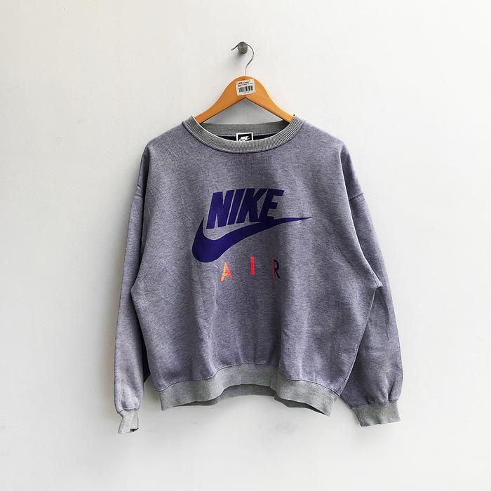 Original Vintage JAPAN Nike Crewneck Sweater 80s 90s Second Pria