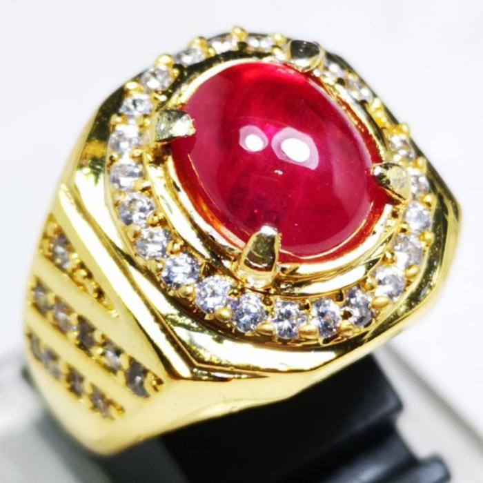 batu natural Ruby pigeon blood (corondum)