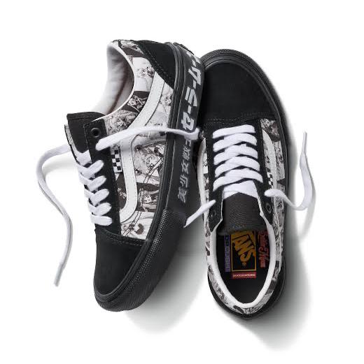 Vans Skate Pro Old Skool x Sailor Moon Black White