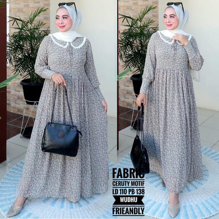 Gamis Fabric Ceruty Motif