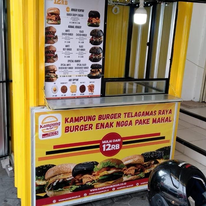 gerobak jualan & both kontainer