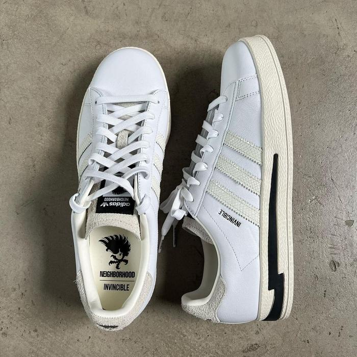 Invincible x Neighborhood x Adidas Campus "White" 15th Anniv GX1847