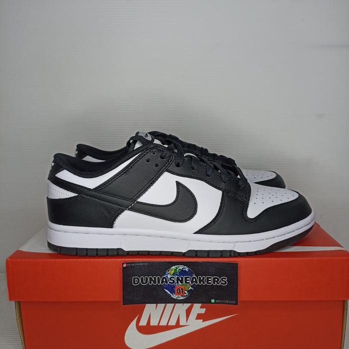 nike sb dunk low black white panda