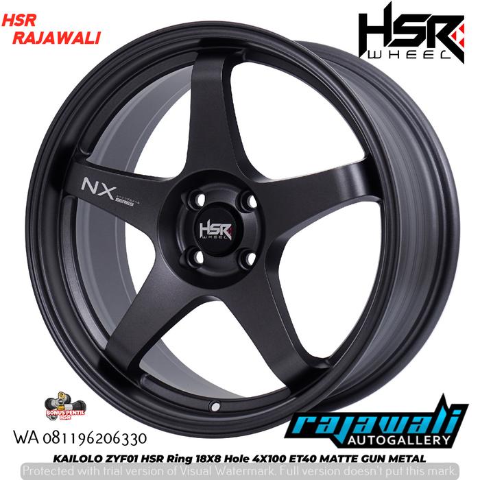 VELG MOBIL HONDA CITY HATCHBACK JAZZ RING 18 KAILOLO HSR MODEL TERBARU