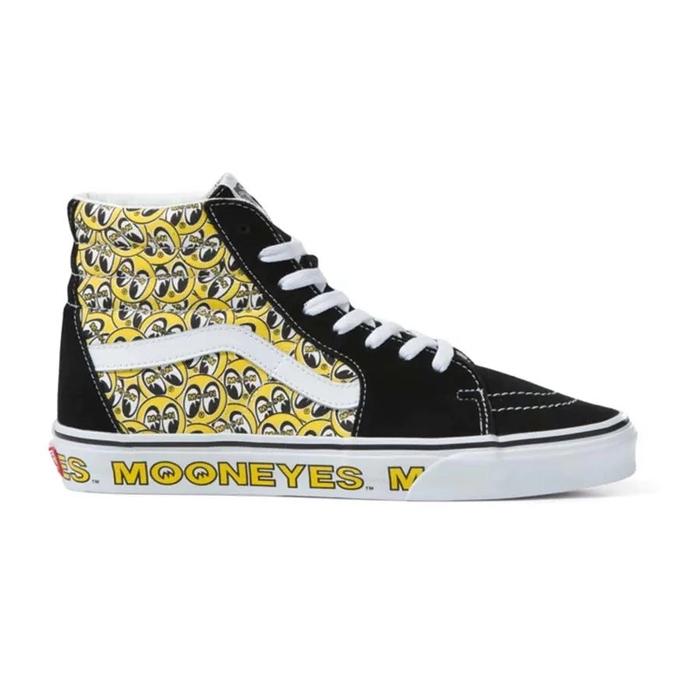 VANS X MOONEYES SK8HI BLACK YELLOW ORIGINAL
