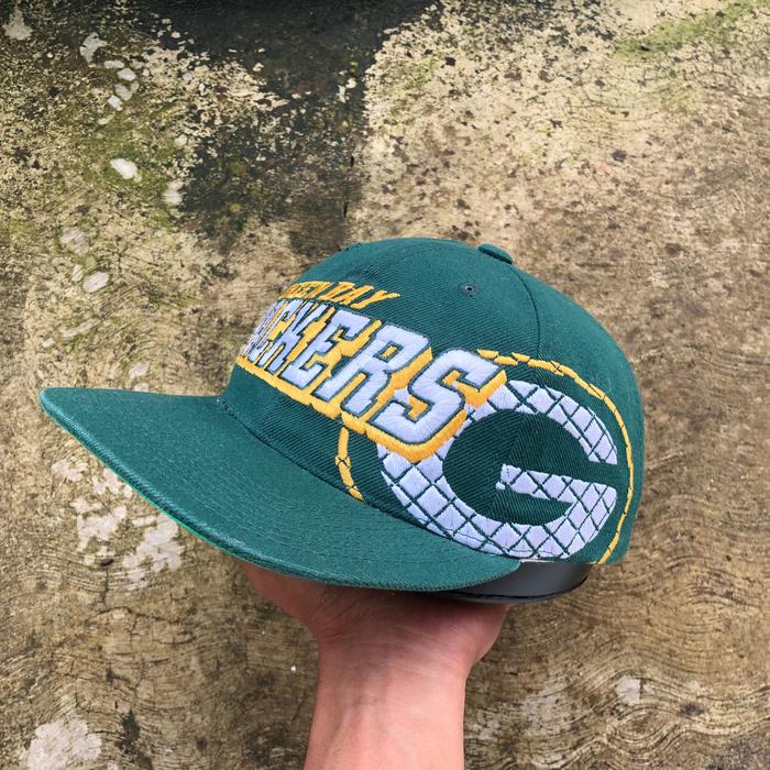 Topi GREENBAY PACKER VINTAGE bekas thrift second nba new era vtg nfl