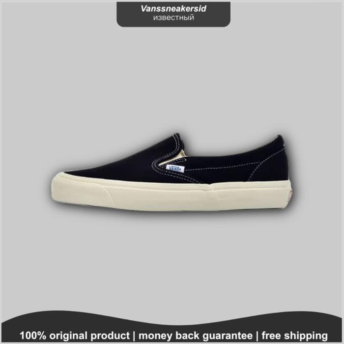 VANS SLIPON OG VAULT BLACK WHITE 2016 BNIB ORIGINAL