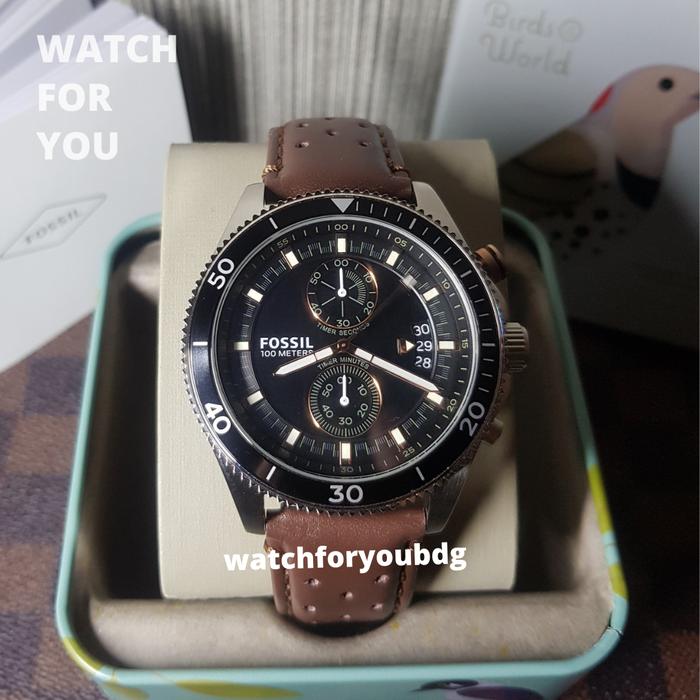 Jam Tangan Pria Fossil Wakefield Chronograph Watch CH2944 CH 2944 Ori