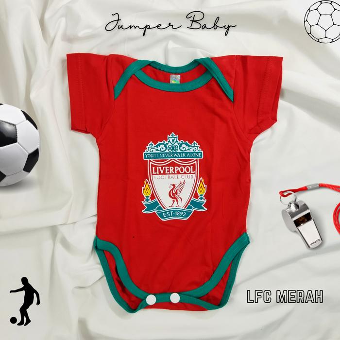 Jersey baju bola anak bayi baby newborn 0 12 bulan karakter LIVERPOOL