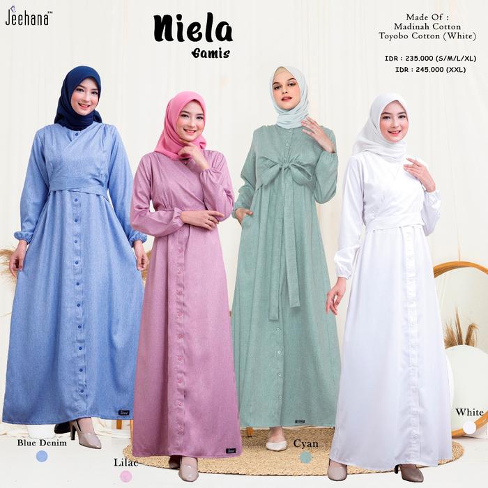 Gamis Terbaru Terkini Busui Wanita Jeehana Gamis Niela