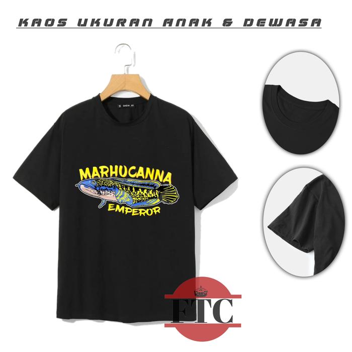 baju kaos ikan channa shirt anak/kaos chana maru cana/baju channa