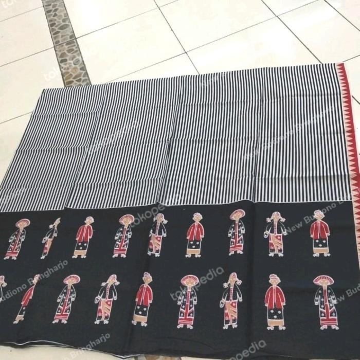 kain batik mbok jamu bu tejo kombinasi lurik