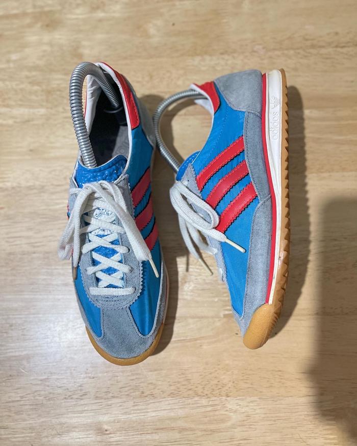 (PRELOVED/BEKAS) Adidas SL 72 Vintage Grey Blue size 38