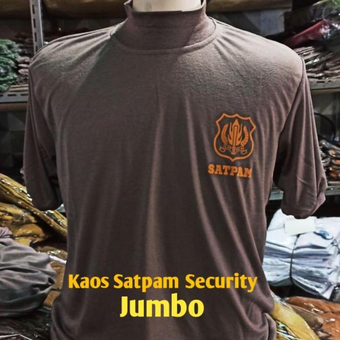 BARU Security Satpam Kaos Satpam Jumbo Size XXL-XXXXL Baju Kaos