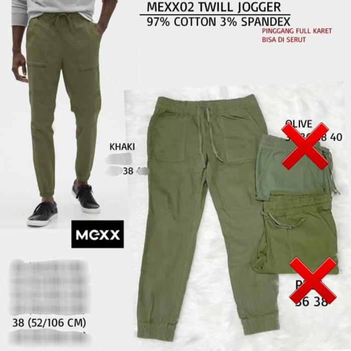 Celana Jogger Mexx Twill Cotton MEXX02