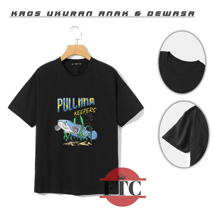 kaos channa snakehead/kaos chana Pulchra anak dewasa/kaos ikan hias