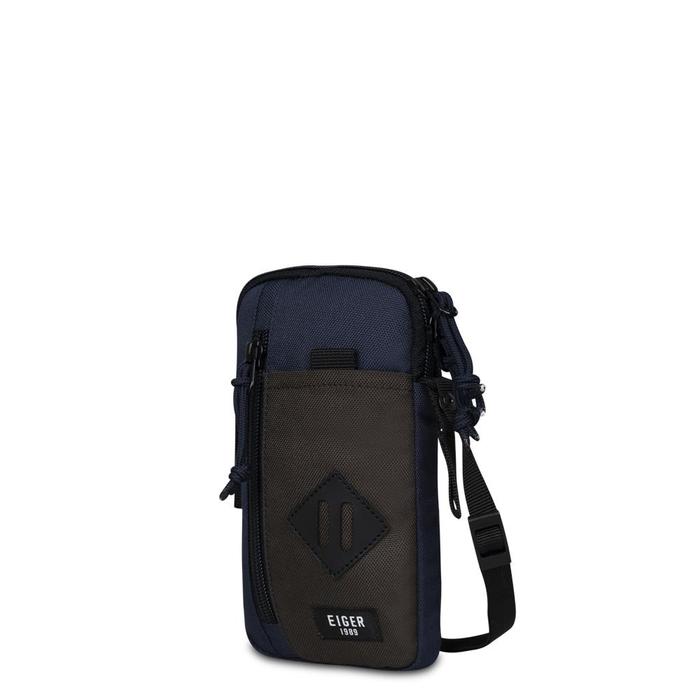 Eiger X-Scawby Vertical 2.0 Tas Selempang HP Pouch Tas Selendang Bahu Slingbag Pria Hitam