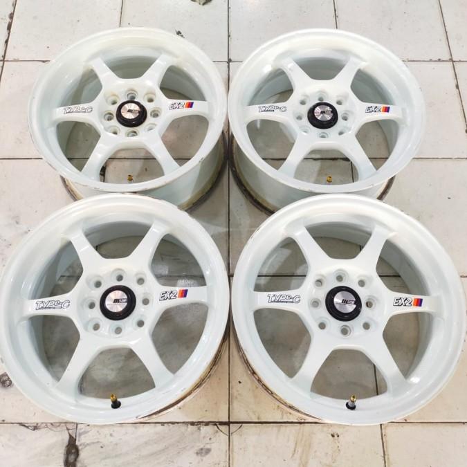 VELG MOBIL SEKEN MODEL SSR TYPE-C RING 15 BAUT 4 PCD 100 DAN 114,3