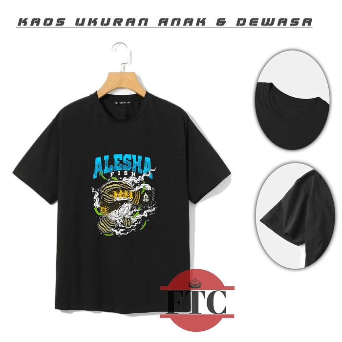 kaos channa snakehead/kaos chana Pulchra anak dewasa/kaos channa alesa