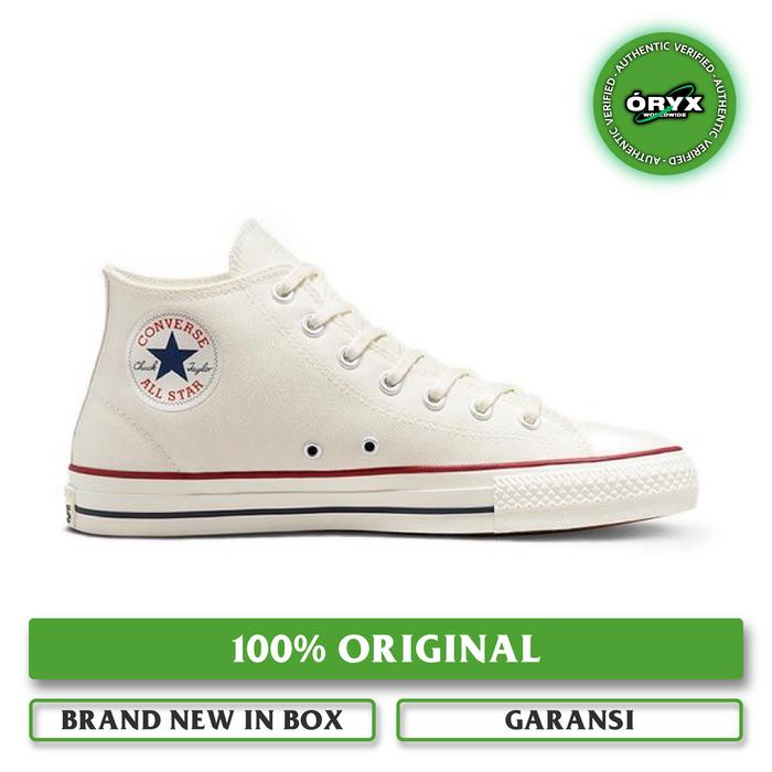 Converse Chuck Taylor All Star Pro Mid Cut Off Cream / Red / Egret