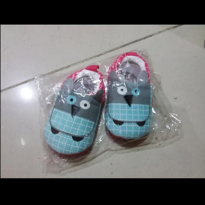 Sepatu Bayi Perempuan Lucu Imut Tema Owl - LV021C - 3-6 Bulan