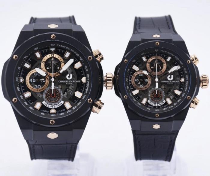 Jam tangan Charles Jourdan couple CJ1109-1742C/3742C original