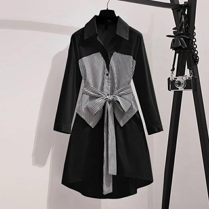 VIA TUNIK MODEL KOREAN STYLE TUNIK TERBARU 2022 ATASAN WANITA KEKINIAN
