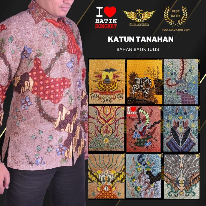 KAIN BATIK TULIS ASLI TANAHAN BAHAN KAIN KATUN KLASIK KATALOG