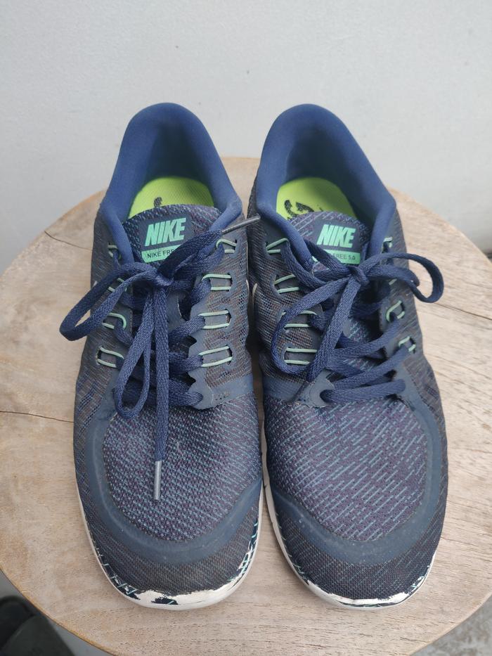 Sepatu Second ORI - Nike Free Run 5.0 Dark Blue Size 44.5