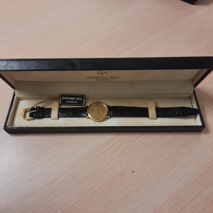 SOLD# Jam Raymond Weil Gold Plate 18K Original Omega Tag Heuer Vintage