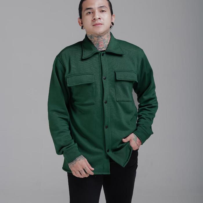 Jaket Semi Parka Indigo Terbaru / Jaket Parka flecee Indigo Terlaris