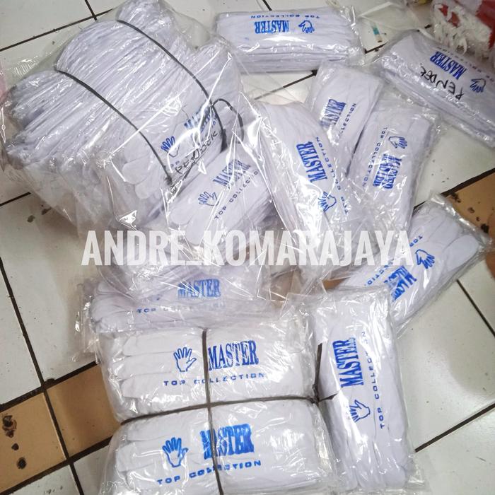 sarung tangan upacara bendera putih