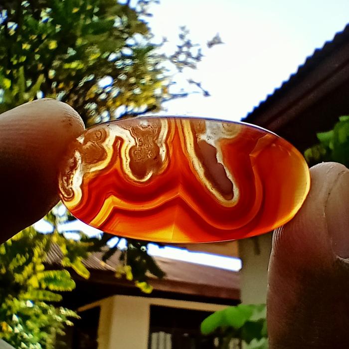 Cempaka Aceh - Lafaz / Kaligrafi ( Batu Akik Natural -bukan bacan )