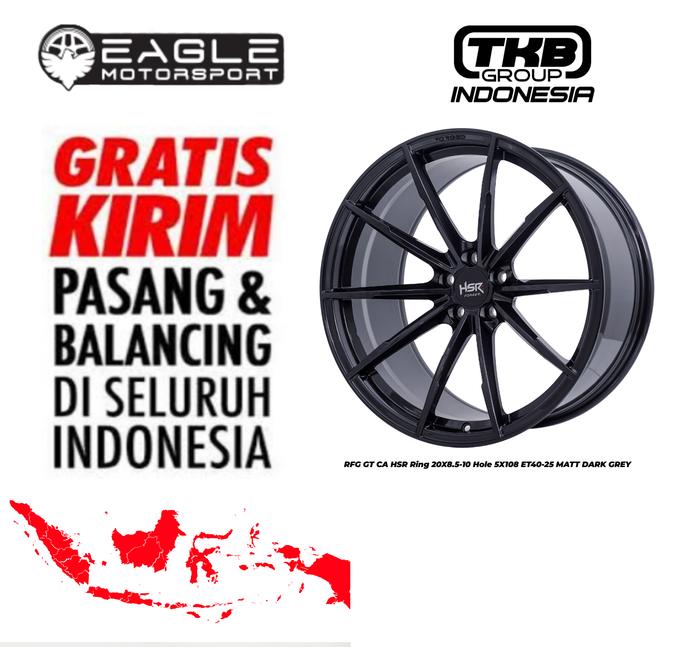 VELG RACING HSR FORGED ORIGINAL TIPE RFG GT CA HSR R20X85-10 H5X108